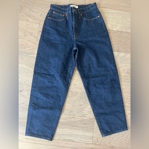 Madewell Ballon Jeans Mapleside NWOT 27